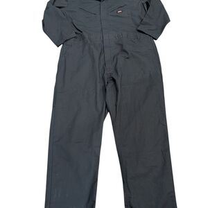 Dickies Long Sleeve Cotton Twill Coverall Work Jumpsuit Navy Blue Size Large 2XL